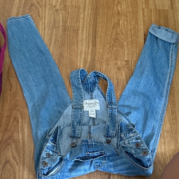 American Rag Blue Denim Overalls - Picture 4 of 4